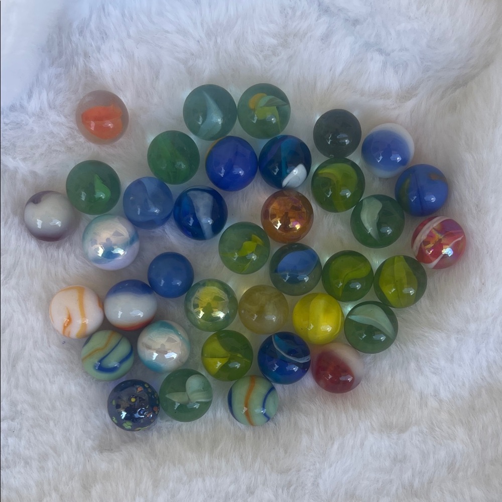 Colorful Glass‎ Marbles Set